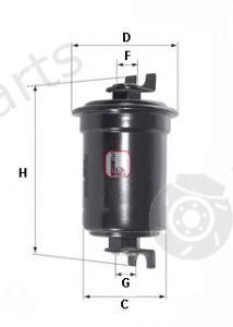  SOFIMA part S1552B Fuel filter