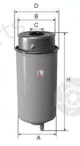  SOFIMA part S4432NR Fuel filter