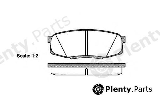  ROADHOUSE part 21272.00 (2127200) Brake Pad Set, disc brake