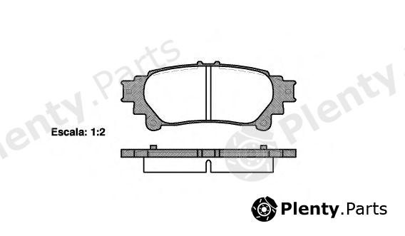  ROADHOUSE part 21395.00 (2139500) Brake Pad Set, disc brake