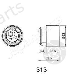 JAPANPARTS part BE-313 (BE313) Tensioner, timing belt