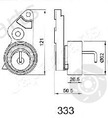 JAPANPARTS part BE-333 (BE333) Tensioner, timing belt