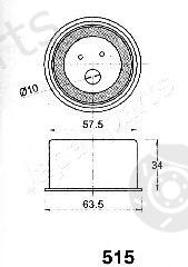  JAPANPARTS part BE-515 (BE515) Tensioner, timing belt