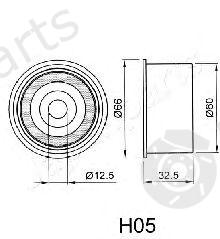  JAPANPARTS part BE-H05 (BEH05) Tensioner, timing belt