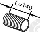  DINEX part 80768 Exhaust Pipe