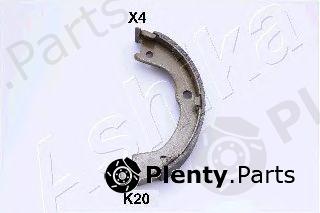  ASHIKA part 55-0K-K20 (550KK20) Brake Shoe Set, parking brake
