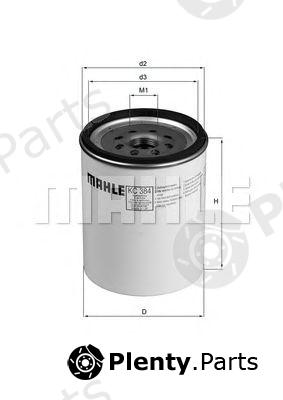  MAHLE ORIGINAL part KC384D Fuel filter