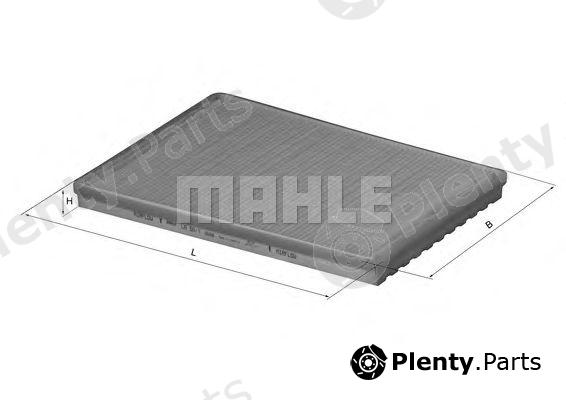  MAHLE ORIGINAL part LA50/1 (LA501) Filter, interior air