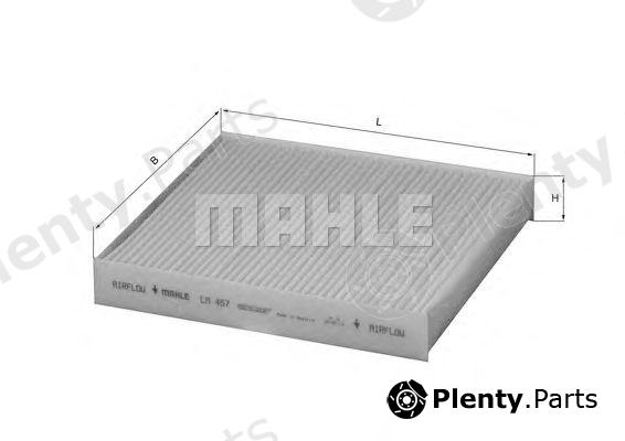  MAHLE ORIGINAL part LA457 Filter, interior air