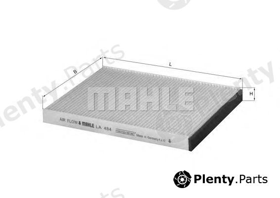  MAHLE ORIGINAL part LA484 Filter, interior air