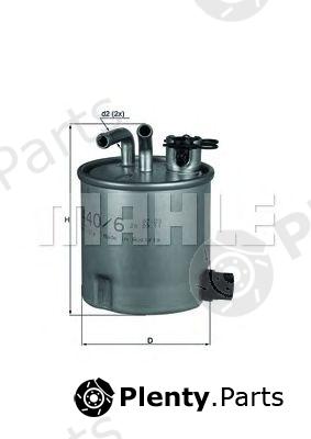  MAHLE ORIGINAL part KL440/6 (KL4406) Fuel filter
