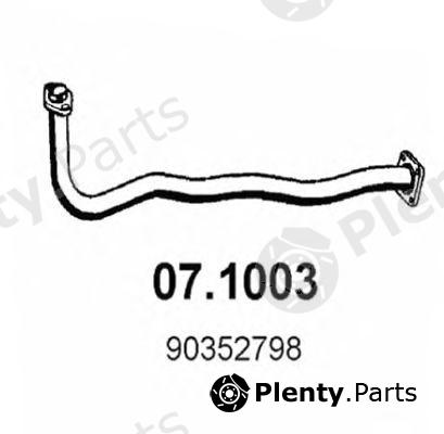  ASSO part 07.1003 (071003) Exhaust Pipe
