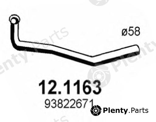  ASSO part 12.1163 (121163) Exhaust Pipe