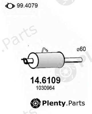  ASSO part 14.6109 (146109) Middle Silencer