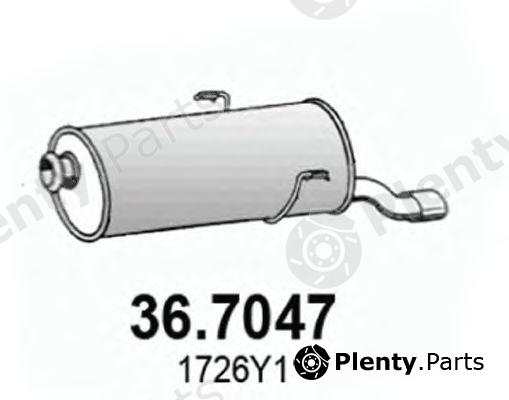  ASSO part 36.7047 (367047) End Silencer