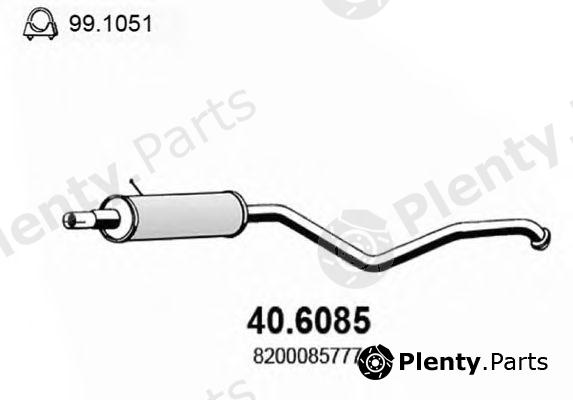  ASSO part 40.6085 (406085) Middle Silencer