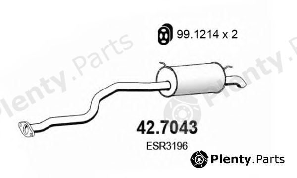  ASSO part 42.7043 (427043) End Silencer