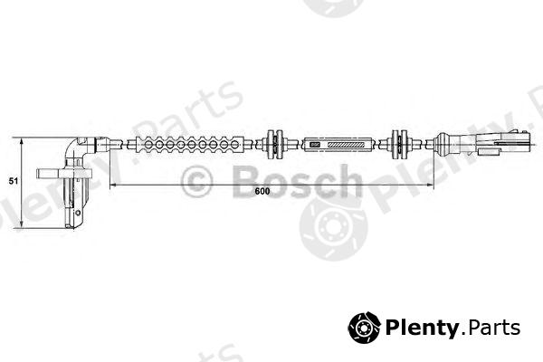  BOSCH part 0265008294 Sensor, wheel speed