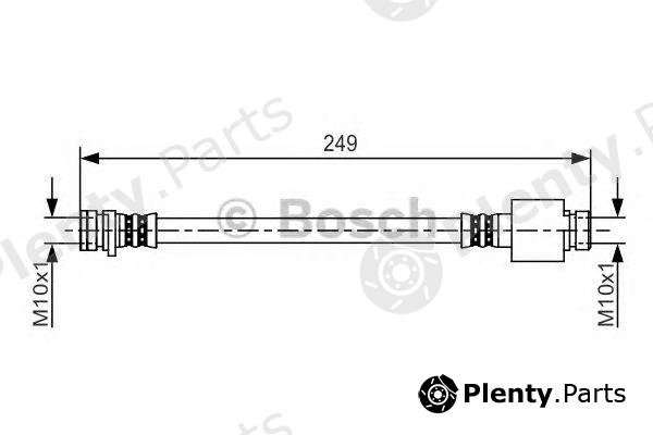  BOSCH part 1987481212 Brake Hose