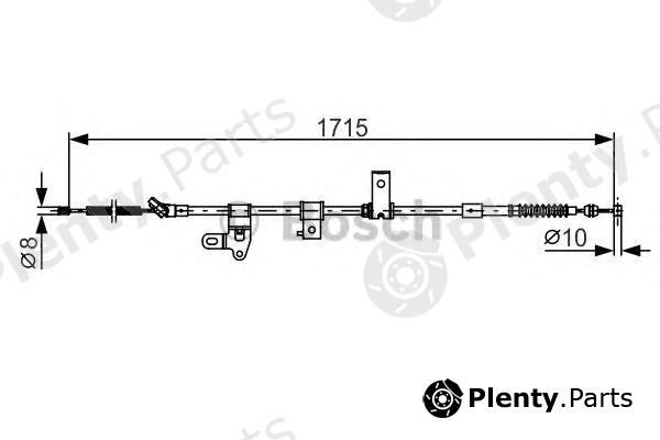  BOSCH part 1987482348 Cable, parking brake