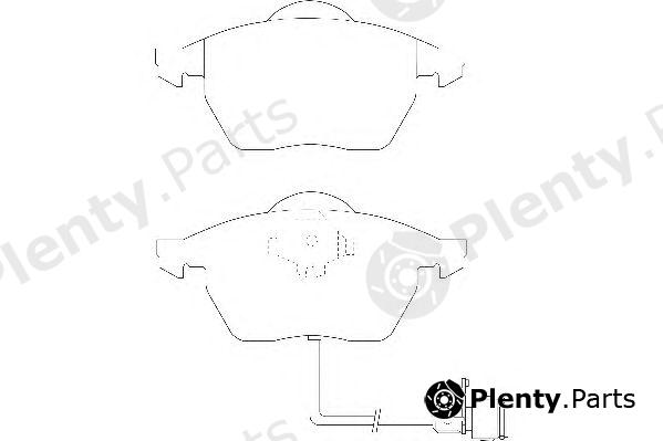  WAGNER part WBP20676D Brake Pad Set, disc brake