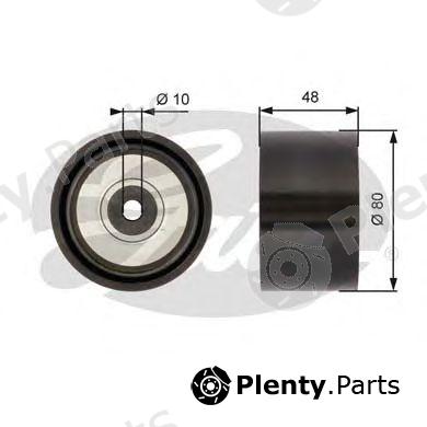  GATES part T36259 Deflection/Guide Pulley, v-ribbed belt