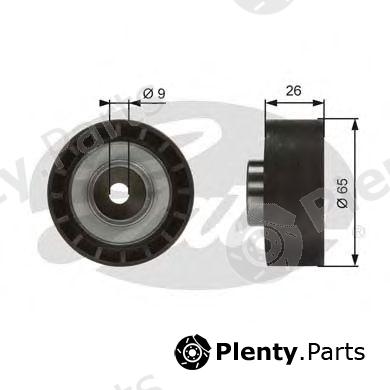  GATES part T36383 Deflection/Guide Pulley, v-ribbed belt