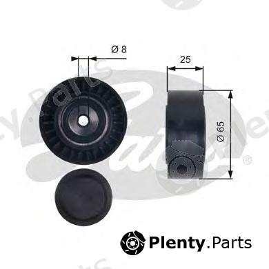  GATES part T36405 Deflection/Guide Pulley, v-ribbed belt