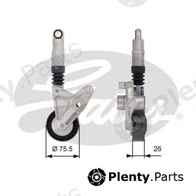  GATES part T39043 Tensioner Pulley, v-ribbed belt