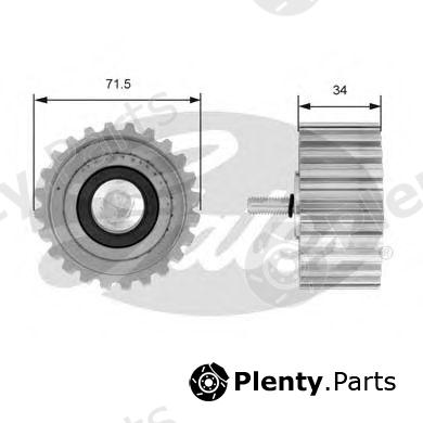  GATES part T42183 Deflection/Guide Pulley, timing belt