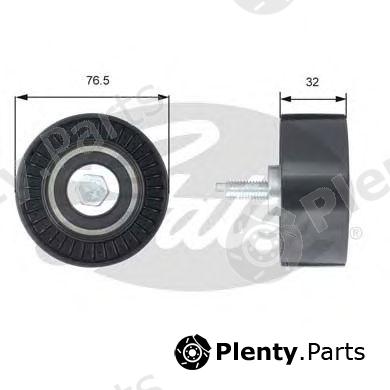  GATES part T42201 Deflection/Guide Pulley, timing belt