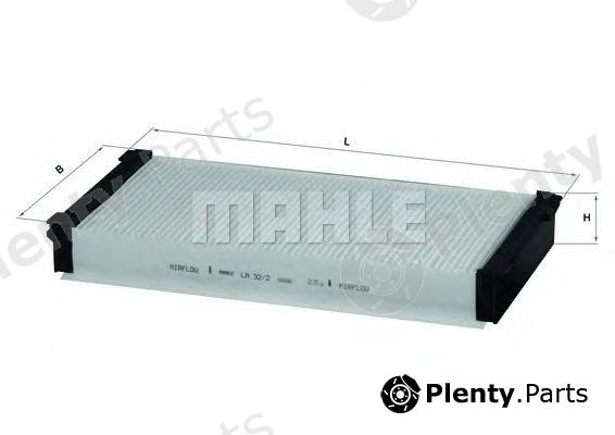  KNECHT part LA32/2 (LA322) Filter, interior air