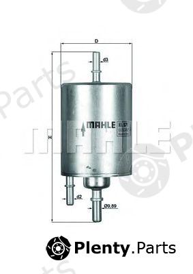  KNECHT part KL571 Fuel filter