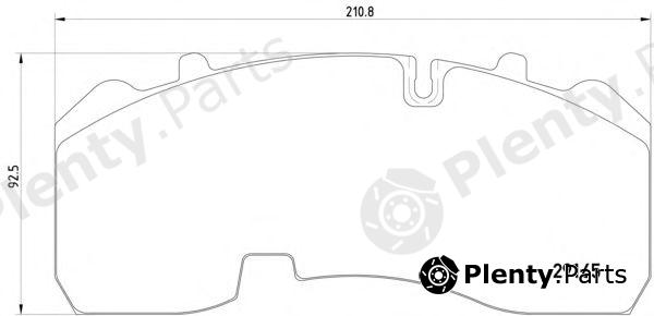  TEXTAR part 2926801 Brake Pad Set, disc brake