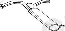  BOSAL part 135-721 (135721) End Silencer