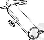 BOSAL part 228-487 (228487) End Silencer