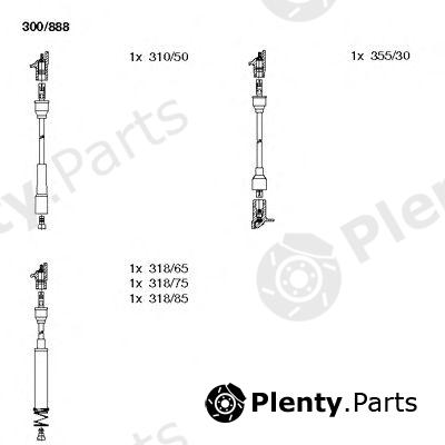  BREMI part 300/888 (300888) Ignition Cable Kit