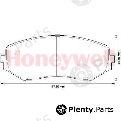  JURID part 572584J Brake Pad Set, disc brake