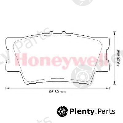  BENDIX part 572595B Brake Pad Set, disc brake