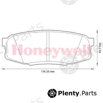  BENDIX part 572597B Brake Pad Set, disc brake