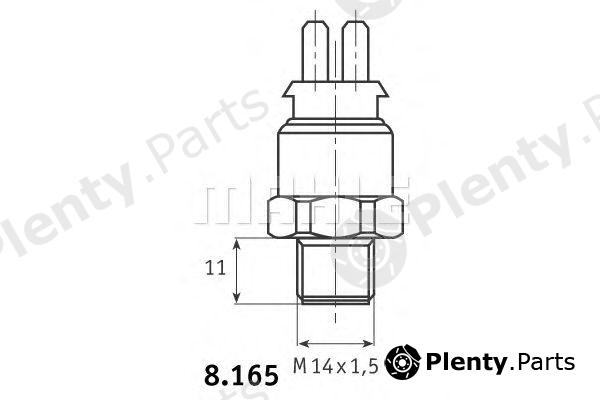  BEHR THERMOT-TRONIK part TSW19D Temperature Switch, radiator fan