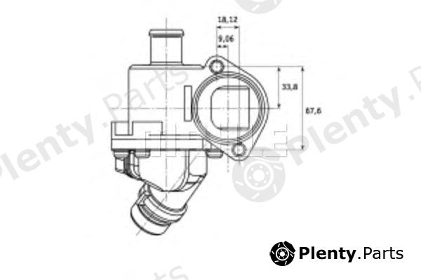  BEHR THERMOT-TRONIK part TM3100 Thermostat, coolant