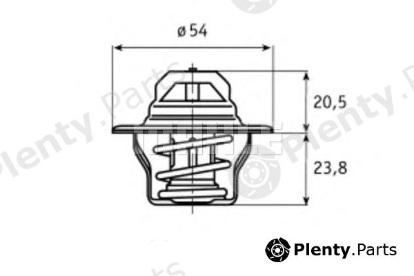  BEHR THERMOT-TRONIK part TX1487D Thermostat, coolant