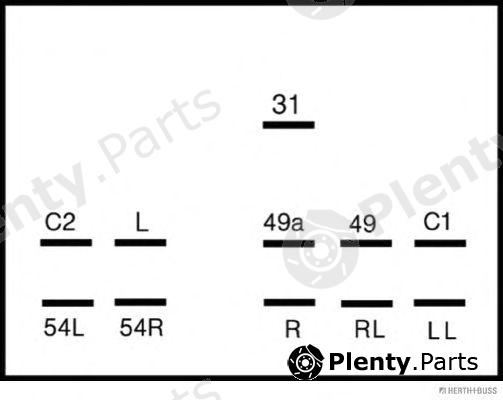  HERTH+BUSS ELPARTS part 75892688 Replacement part