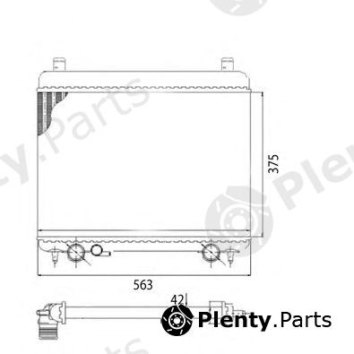  MAGNETI MARELLI part 350213153003 Radiator, engine cooling