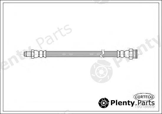  CORTECO part 19018669 Brake Hose