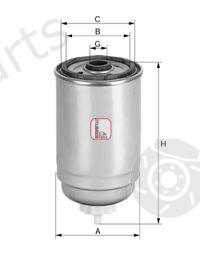  SOFIMA part S0319NC Fuel filter