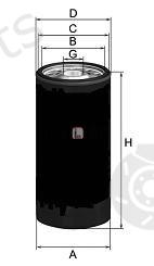  SOFIMA part S3292R Oil Filter