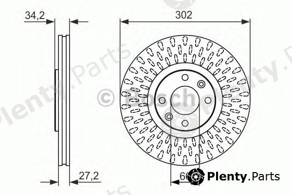  BOSCH part 0986479376 Brake Disc