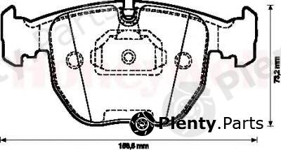  BENDIX part 571873B Brake Pad Set, disc brake